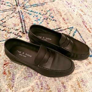 Rag & Bone Carter Calfskin Penny Loafers